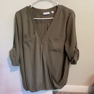 New York and co. Green blouse